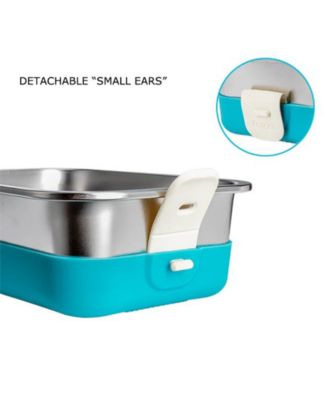Stainless Steel Leak Resistant Container with Ms Lid and Silicone Sleeve