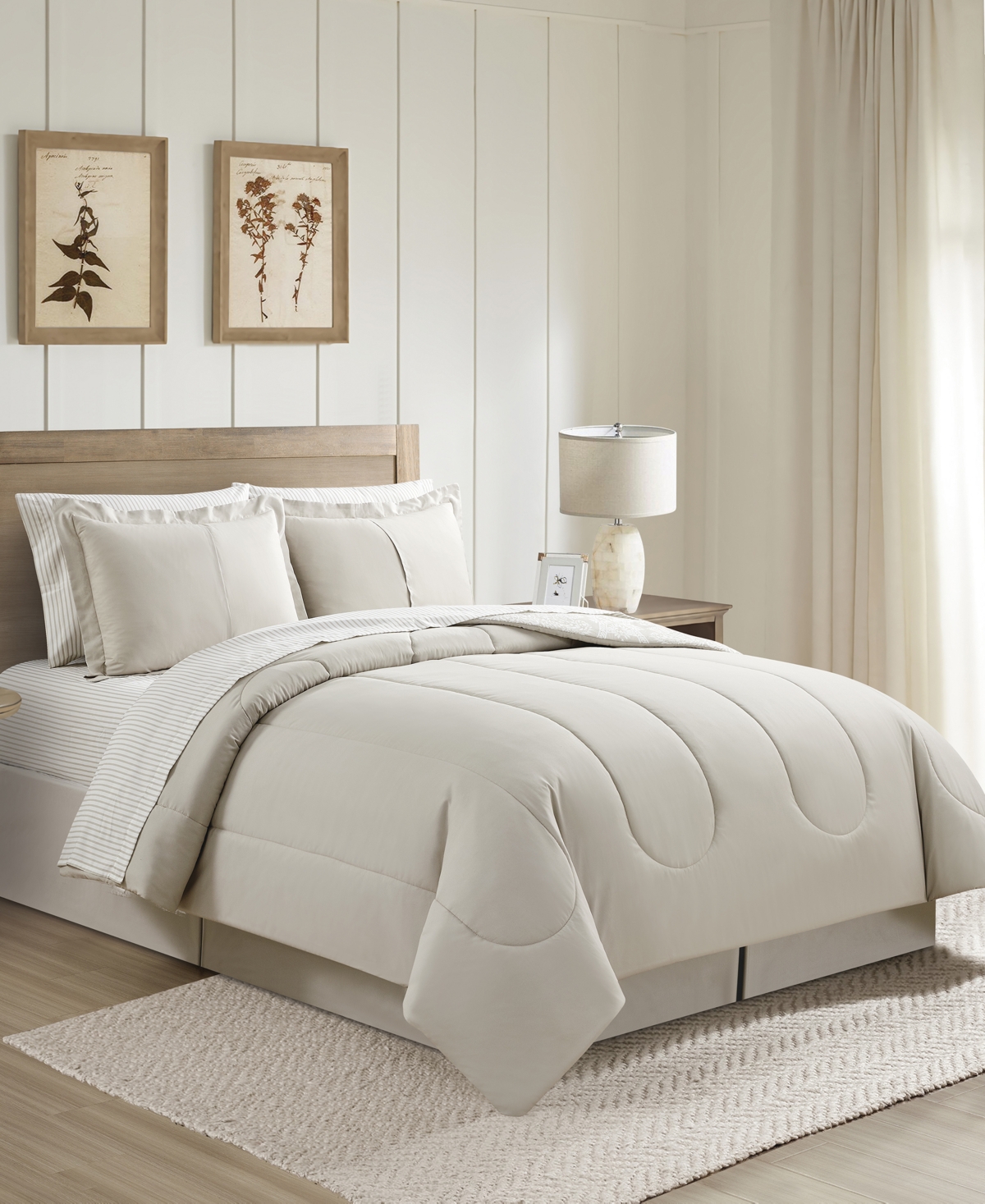 SunhamDamask 8-Pc. Comforter Set - Neutral