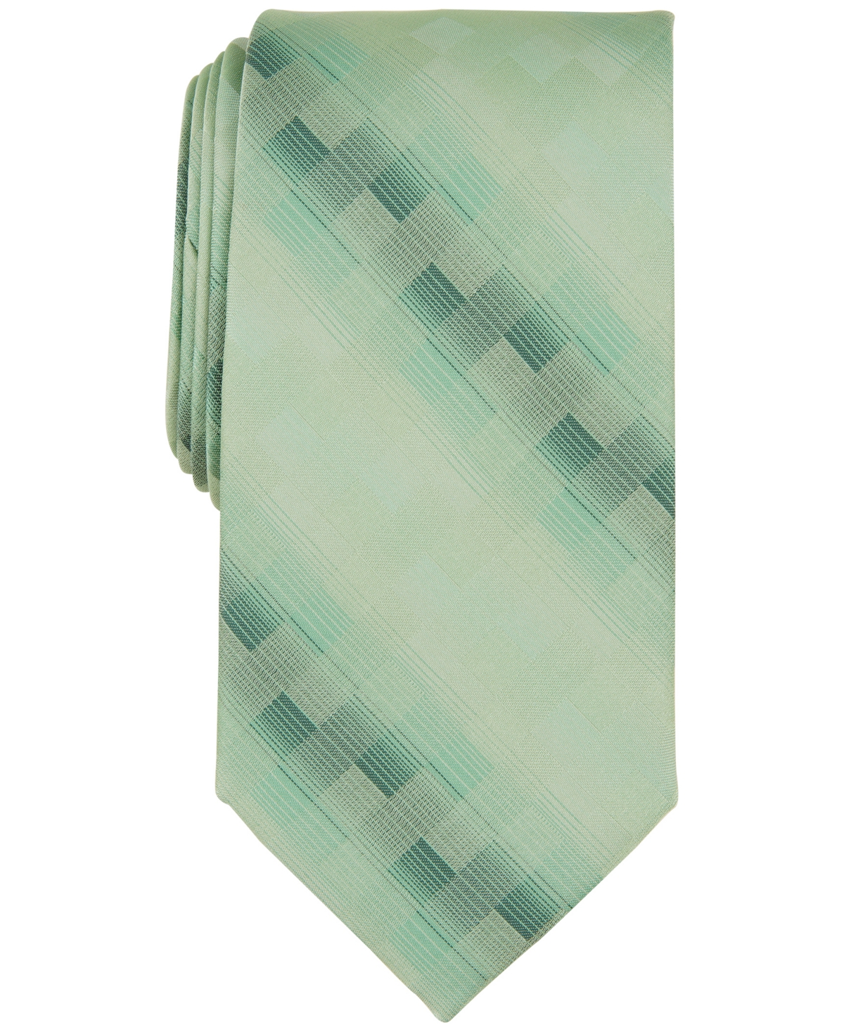 Shop Perry Ellis Men's Shaded Square Tie In Green