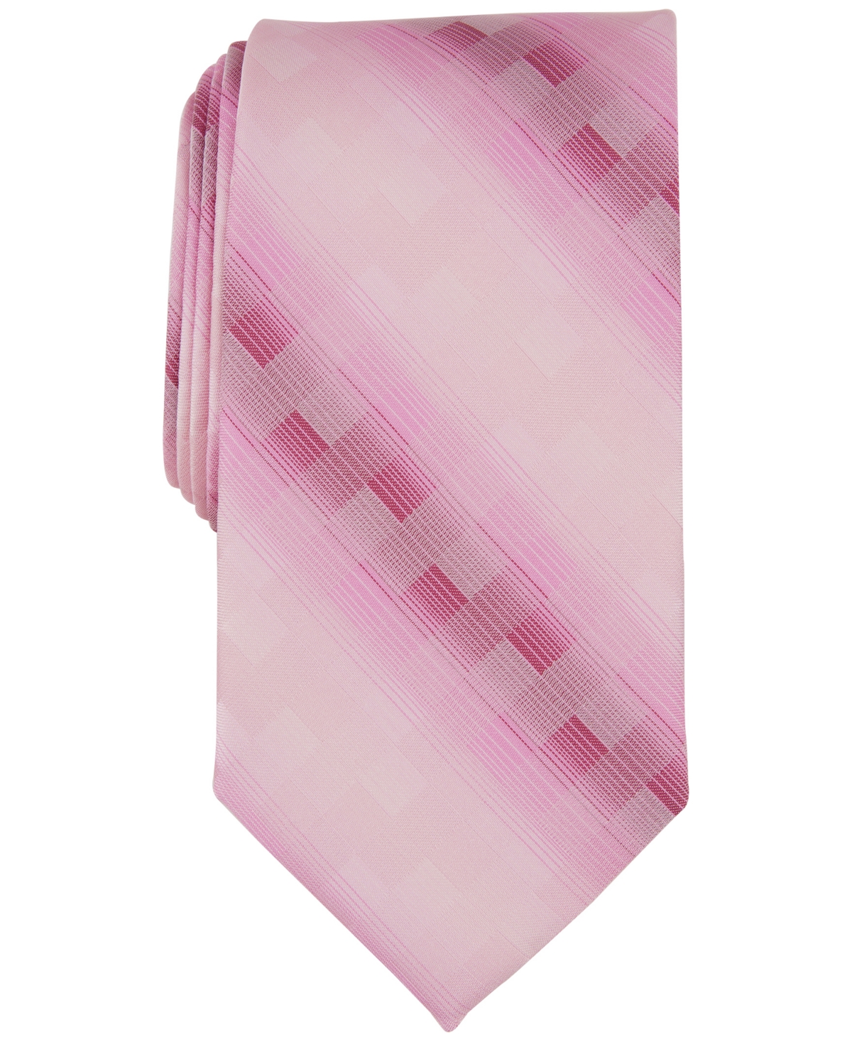 Shop Perry Ellis Men's Shaded Square Tie In Pink