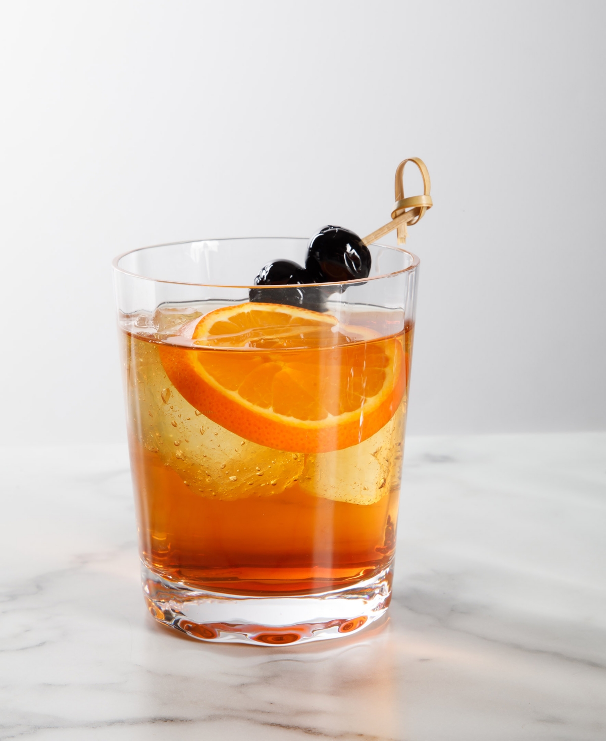 Sur La Table Cambron Optic Double Old-fashioned Glasses, Set Of 4 In Clear