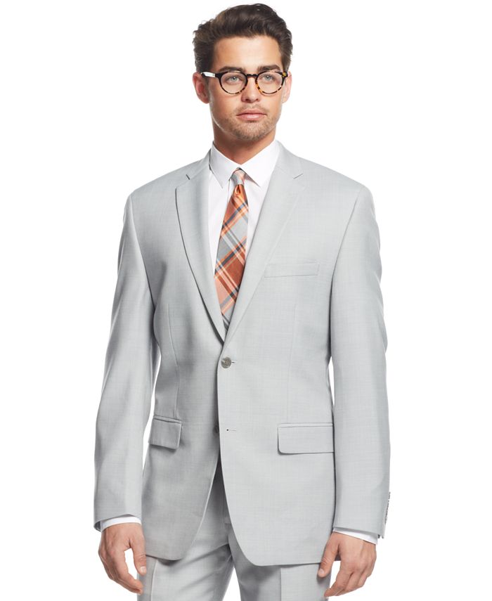 Alfani Light Grey Slim-Fit Suit Separates - Macy's