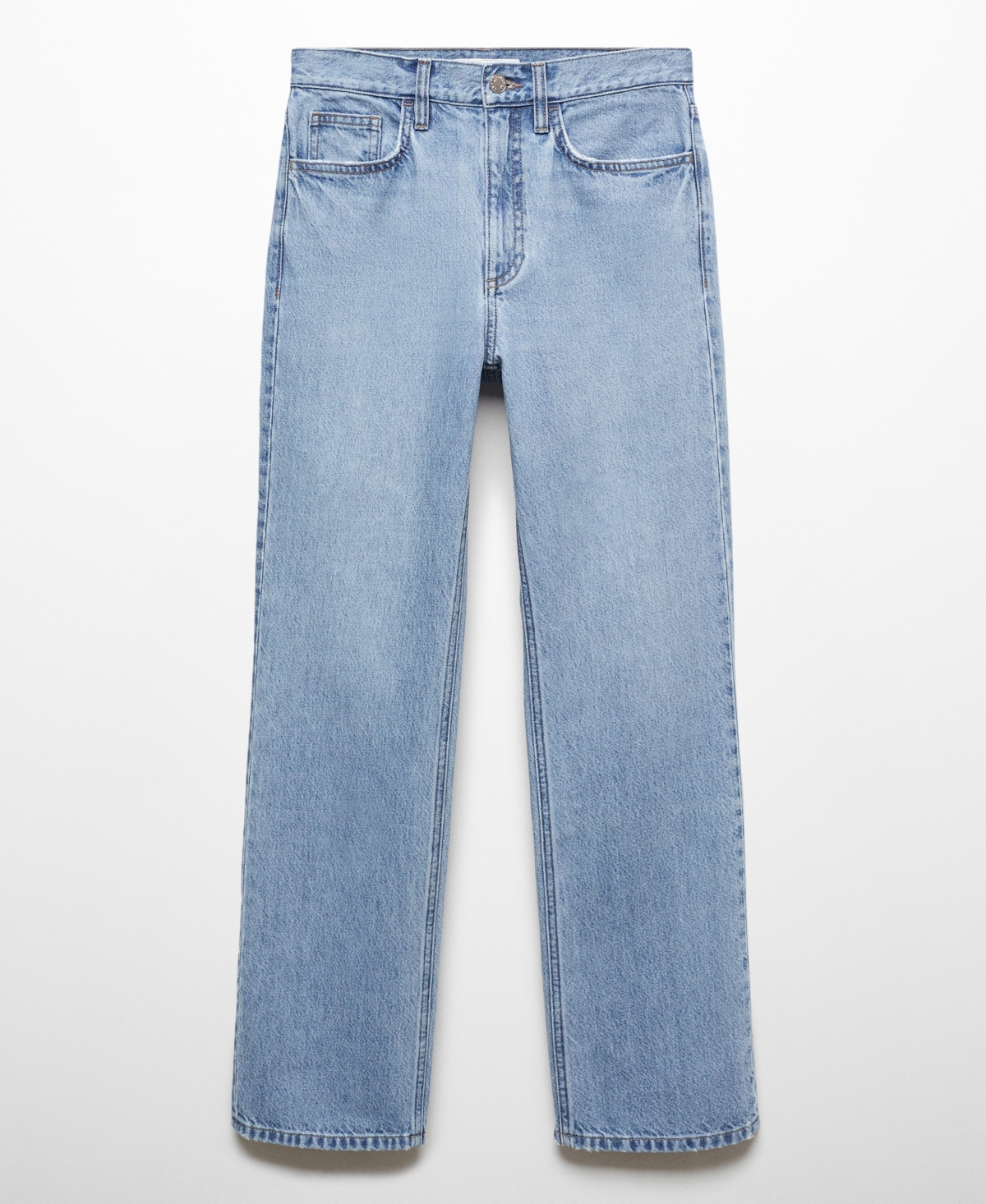 Mango Women's Mid-Rise Straight Jeans