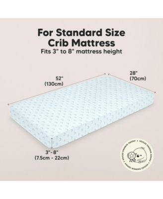 2pk Fitted Crib Sheets for Boys, Girls, Baby Crib Sheet, Standard Nursery Crib Sheet Cover