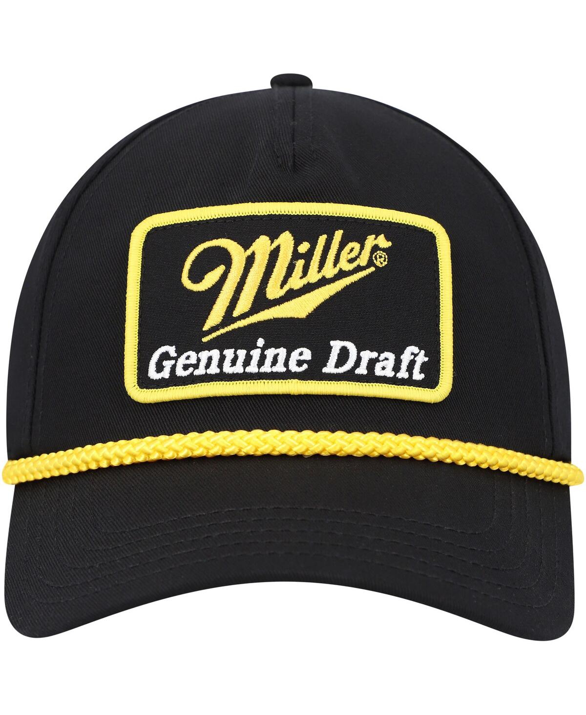 AMERICAN NEEDLE MEN'S AMERICAN NEEDLE BLACK MILLER ROSCOE ADJUSTABLE HAT 