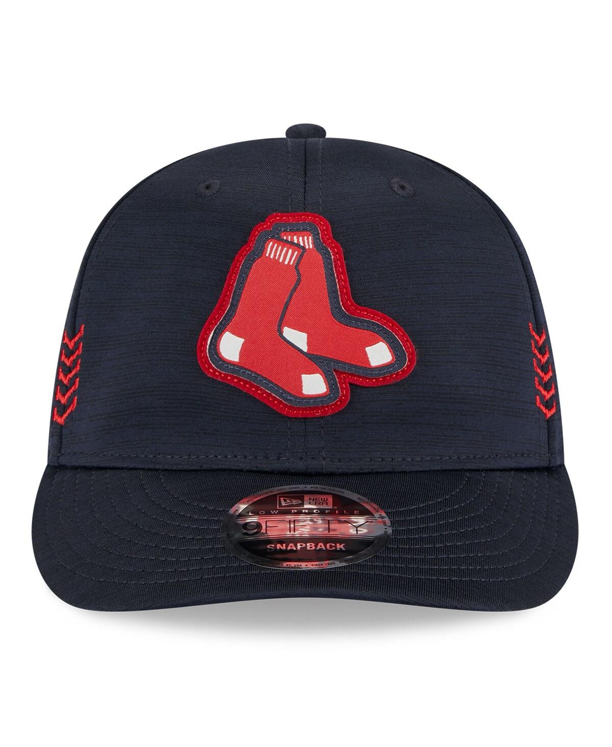 Men's New EraBoston Red Sox 2024 Clubhouse Low Profile 59FIFTY Fitted Hat - Navy