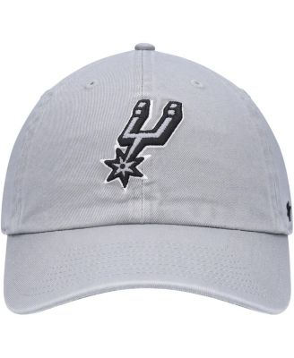 Men's Gray San Antonio Spurs Team Clean Up Adjustable Hat