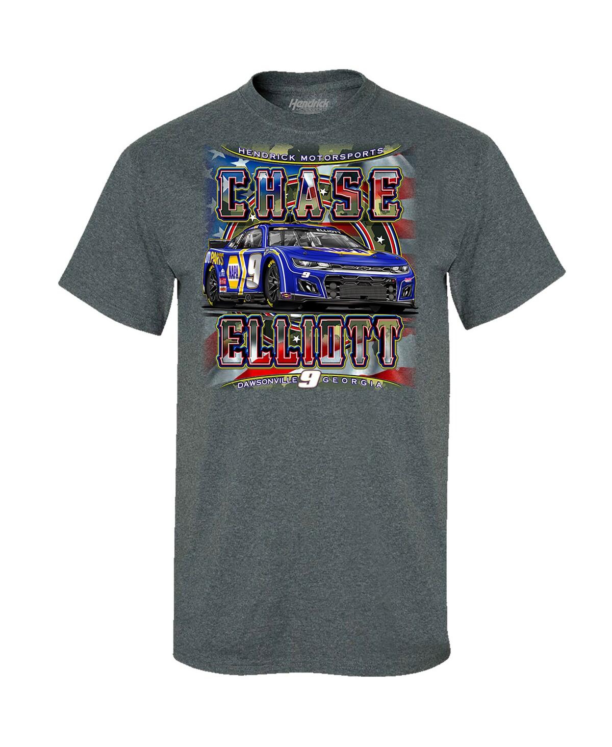 Shop Hendrick Motorsports Team Collection Men's  Heather Charcoal Chase Elliott Car T-shirt