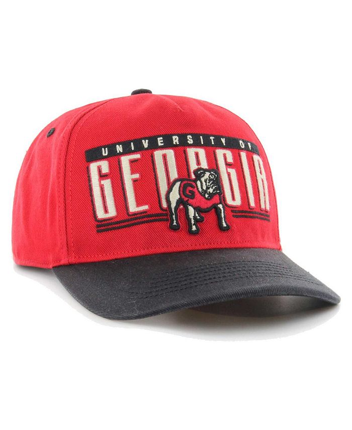 '47 Brand Men's Red Georgia Bulldogs Double Header Hitch Adjustable Hat ...