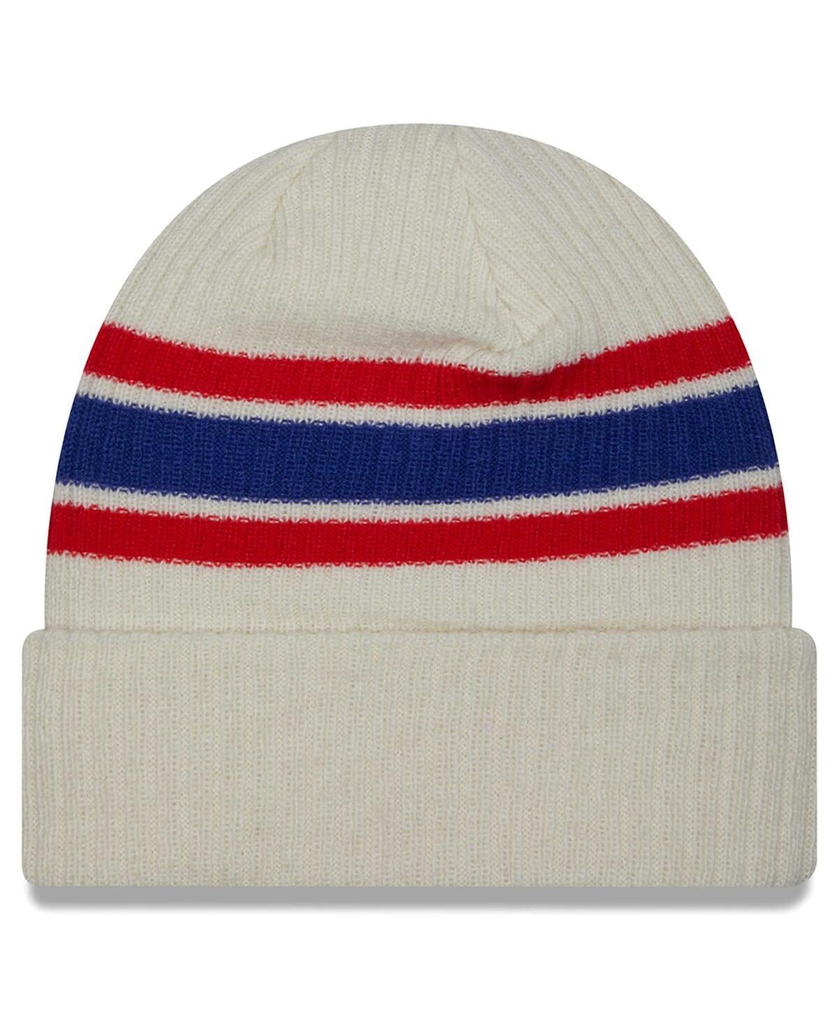 Shop New Era Youth Boys And Girls  White Distressed Buffalo Bills Vintage-like Cuffed Knit Hat