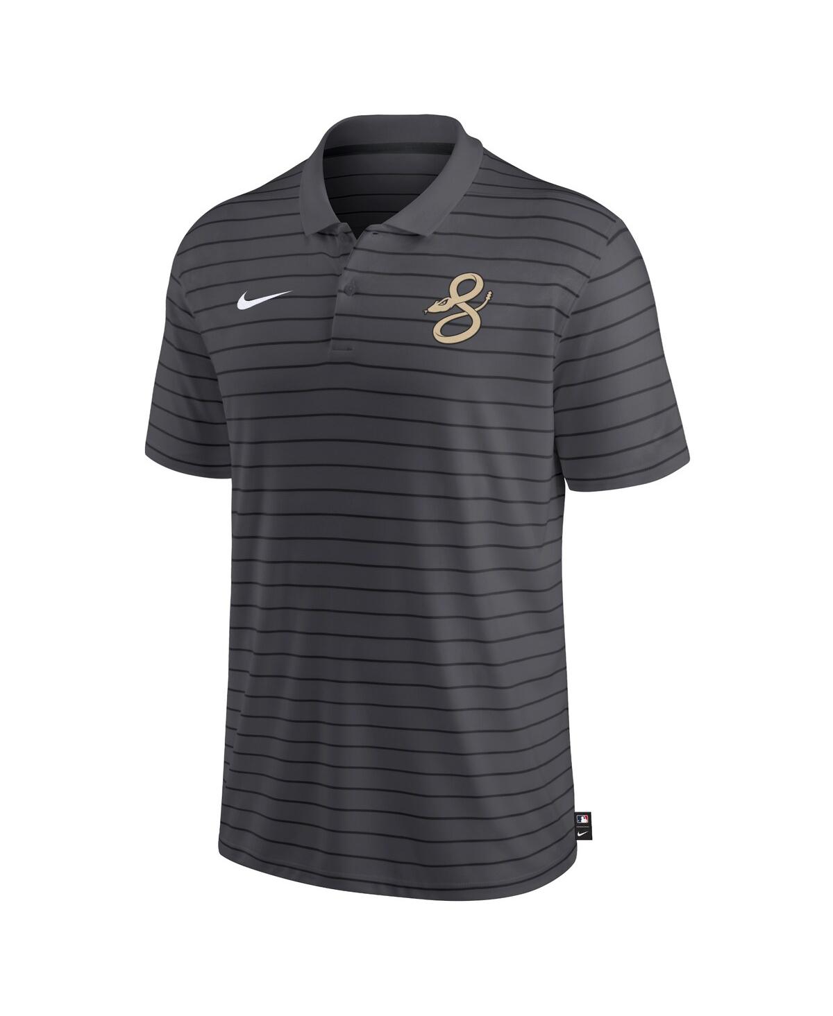 Men's NikeArizona Diamondbacks City Connect Victory Performance Polo Shirt - Charcoal