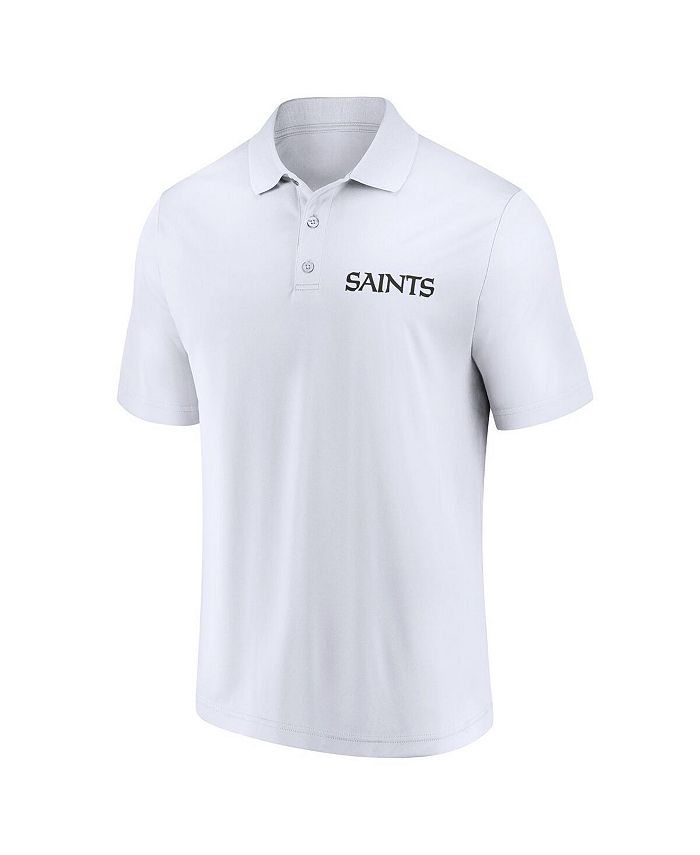 Fanatics Men's White, Black New Orleans Saints Lockup TwoPack Polo Shirt Set Macy's