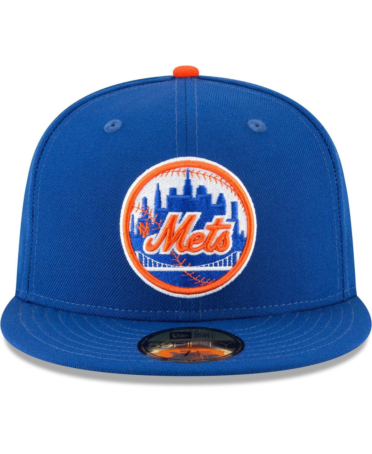 Shop New Era Men's  Blue New York Mets Cooperstown Collection Wool 59fifty Fitted Hat