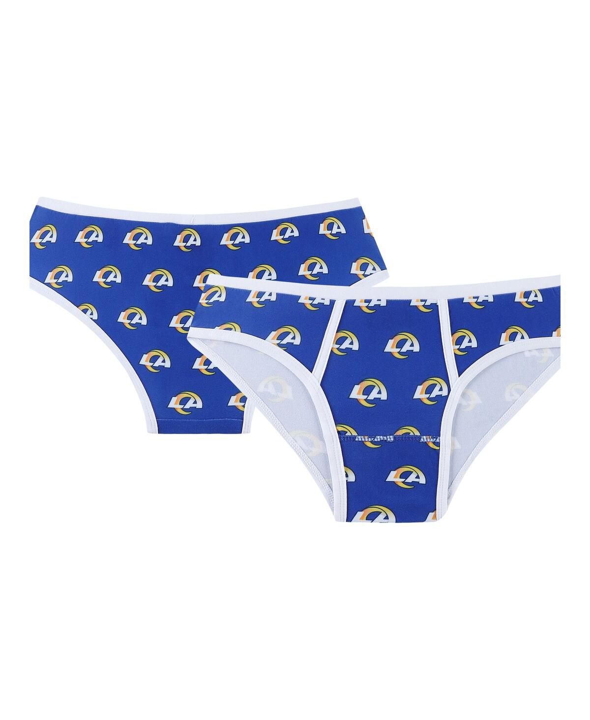 Shop Concepts Sport Women's  Royal Los Angeles Rams Gauge Allover Print Knit Panties
