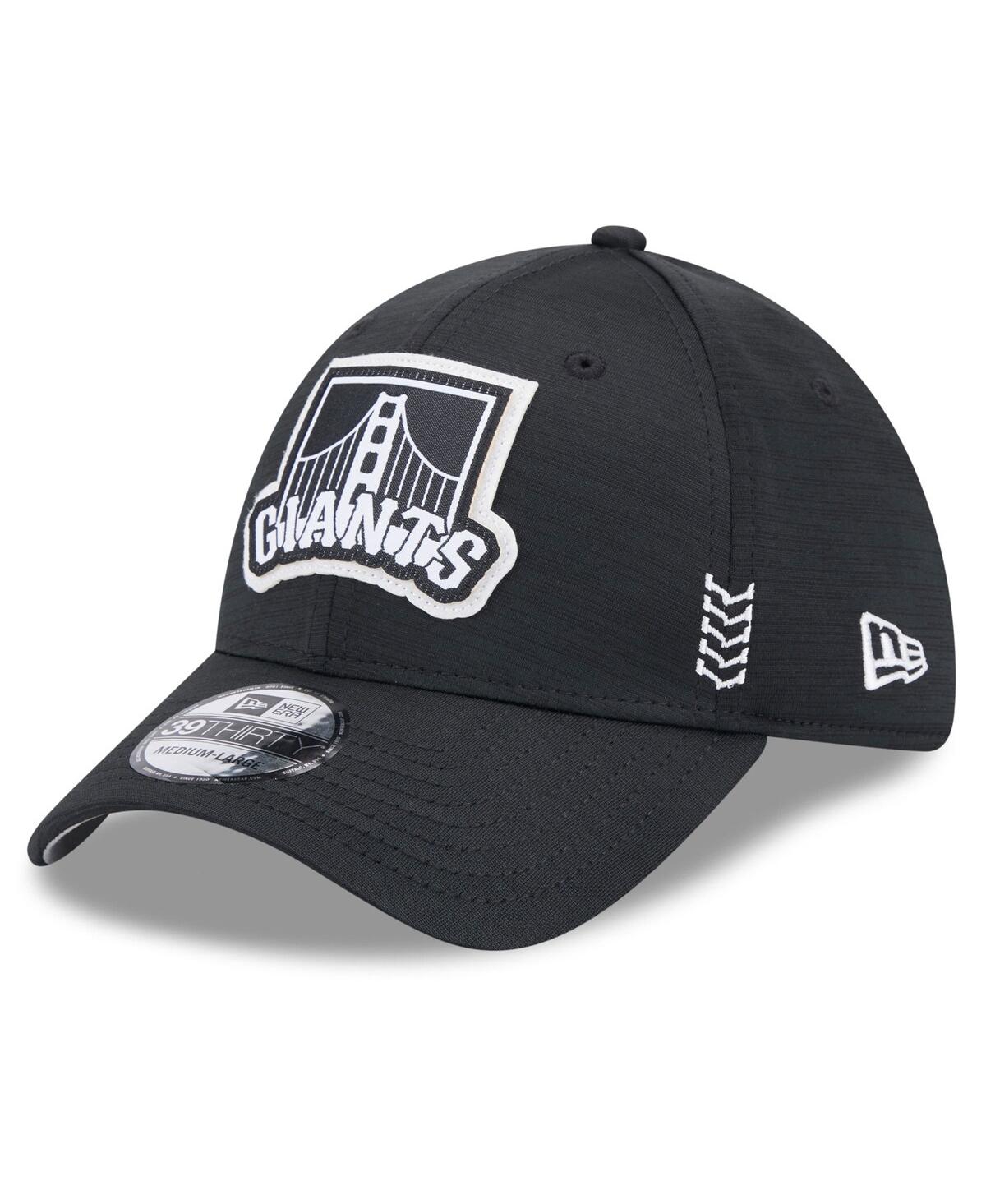 Shop New Era Men's  Black San Francisco Giants 2024 Clubhouse 39thirty Flex Fit Hat