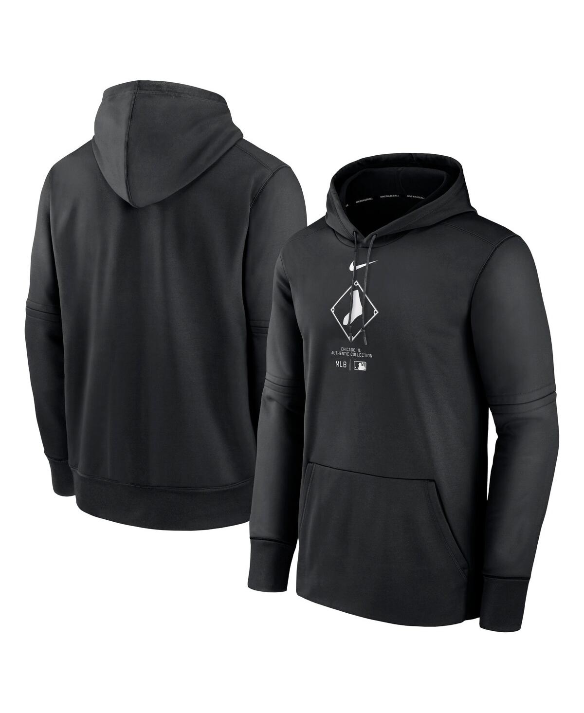 Shop Nike Men's  Black Chicago White Sox City Connect Practice Performance Pullover Hoodie