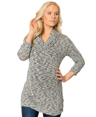 A Pea in the Pod - Three-Quarter-Sleeve Cowl-Neck Maternity Tunic