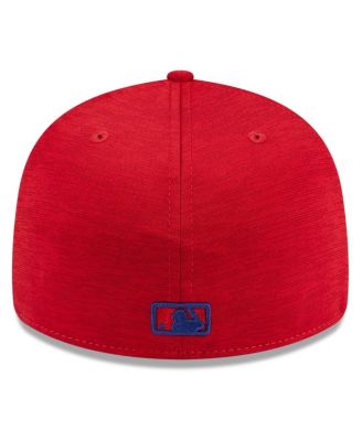 Men's Red Philadelphia Phillies 2024 Clubhouse Low Profile 59FIFTY Fitted Hat
