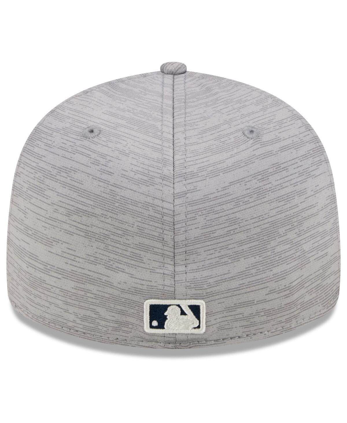 Shop New Era Men's  Gray Boston Red Sox 2024 Clubhouse Low Profile 59fifty Fitted Hat