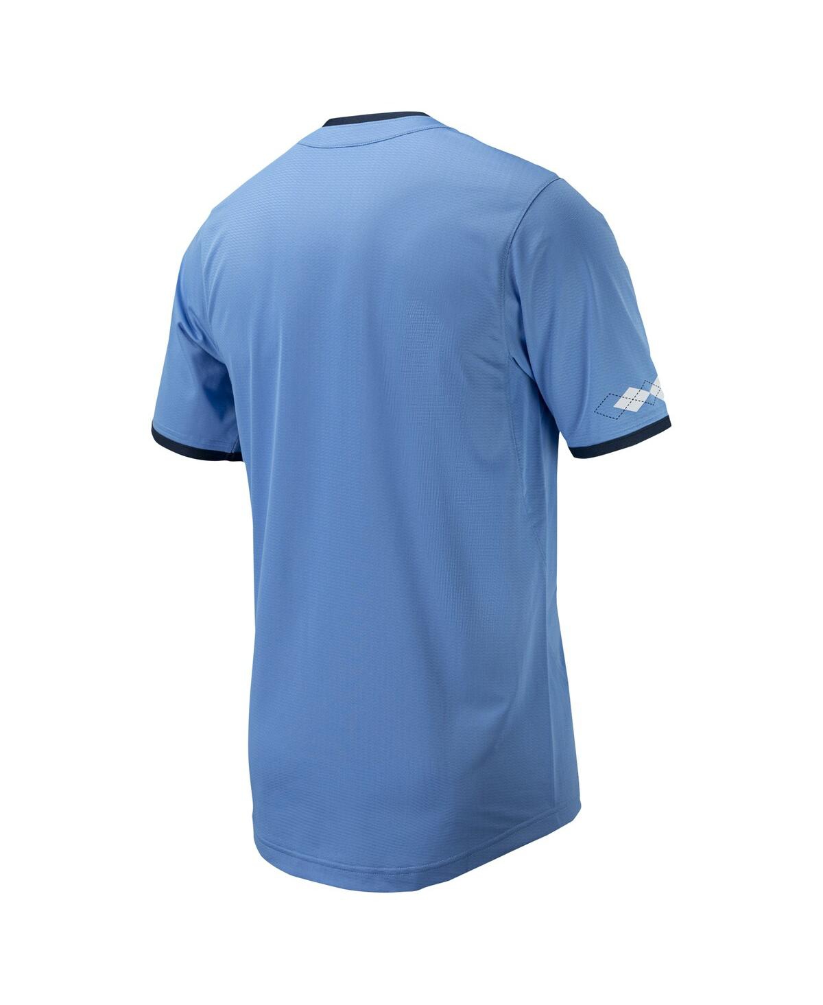 Men's NikeNorth Carolina Tar Heels Replica Full-Button Baseball Jersey - Carolina Blue