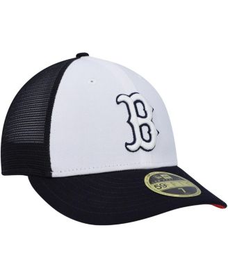 Men's White, Navy Boston Red Sox 2023 On-Field Batting Practice Low Profile 59FIFTY Fitted Hat