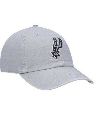 Men's Gray San Antonio Spurs Team Clean Up Adjustable Hat