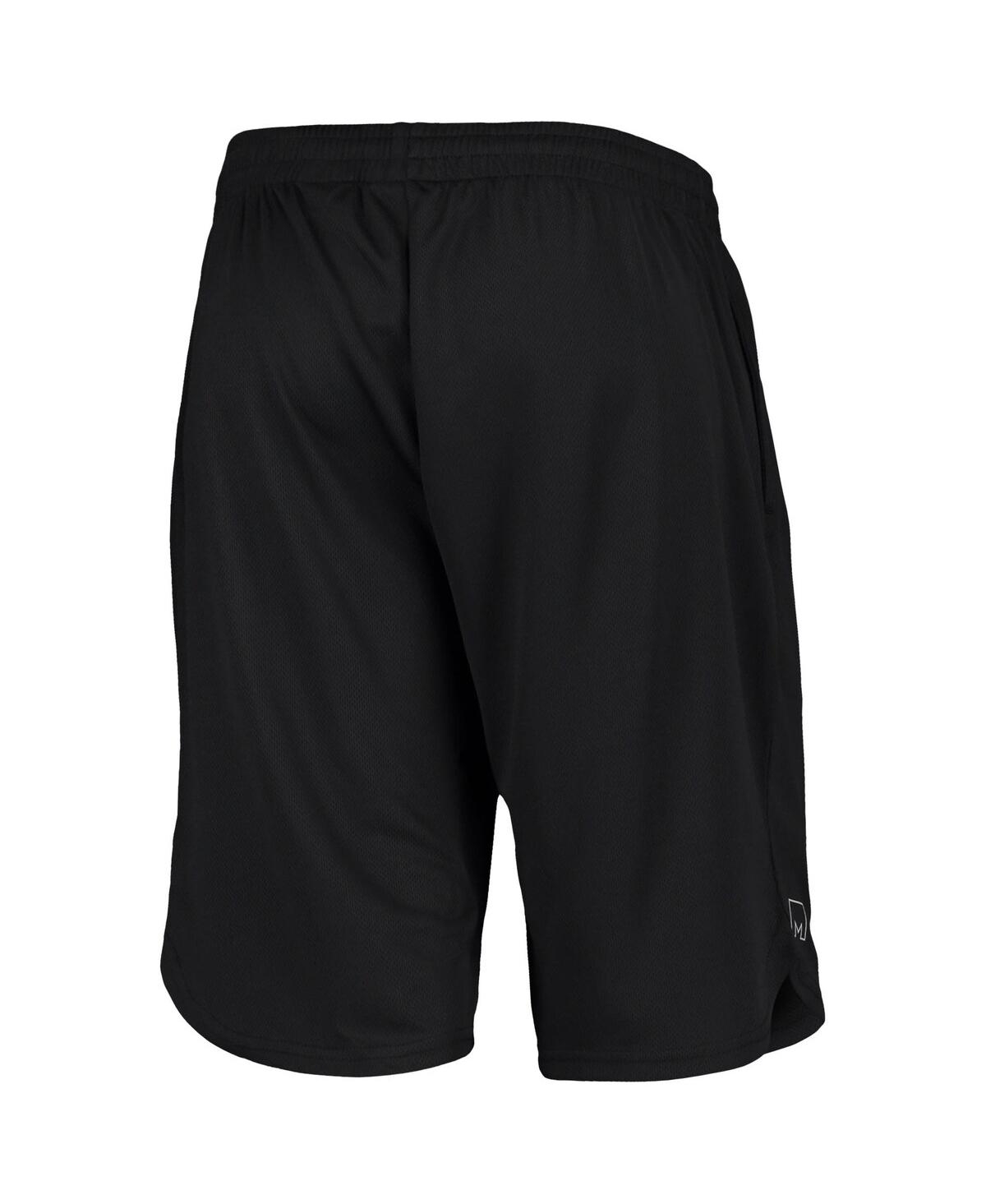 Shop Msx By Michael Strahan Men's  Black Los Angeles Chargers Training Shorts