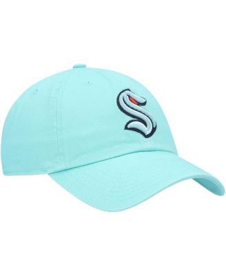 Men's Light Blue Seattle Kraken Logo Clean Up Adjustable Hat
