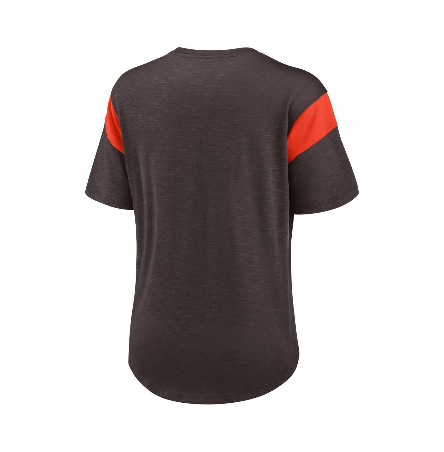 Женский топ Nike Brown Cleveland Browns Primary Logo Fashion — фото 3