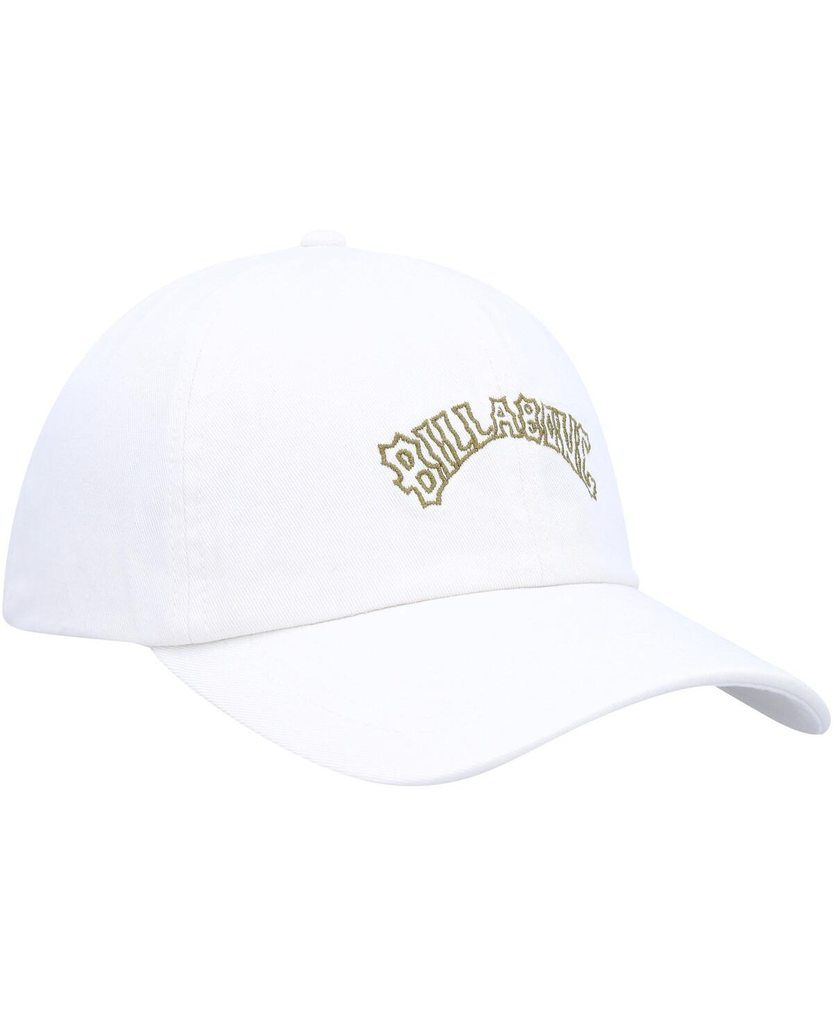 Shop Billabong Women's  White Dad Cap Adjustable Hat