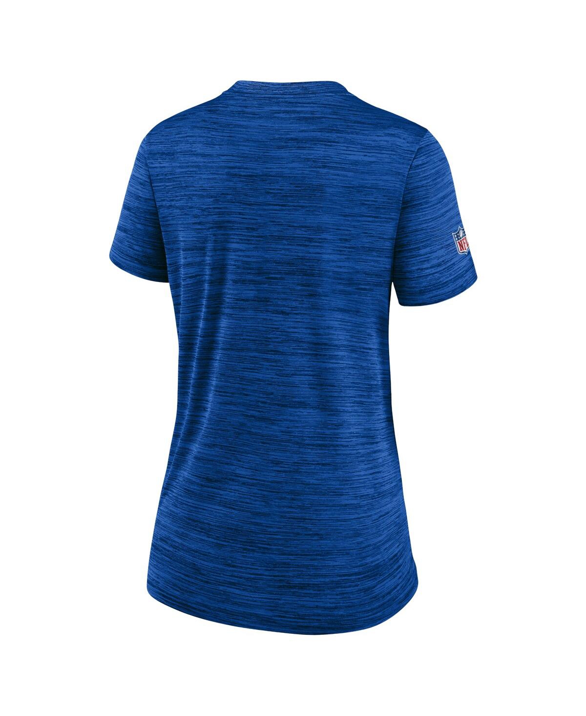 Nike Women's  Royal Los Angeles Rams Sideline Velocity Performance T-shirt In Royal