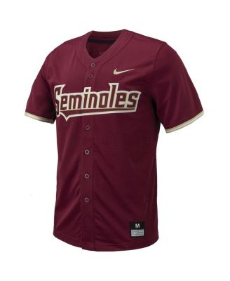 Men's Florida State Seminoles Replica Full-Button Baseball Jersey