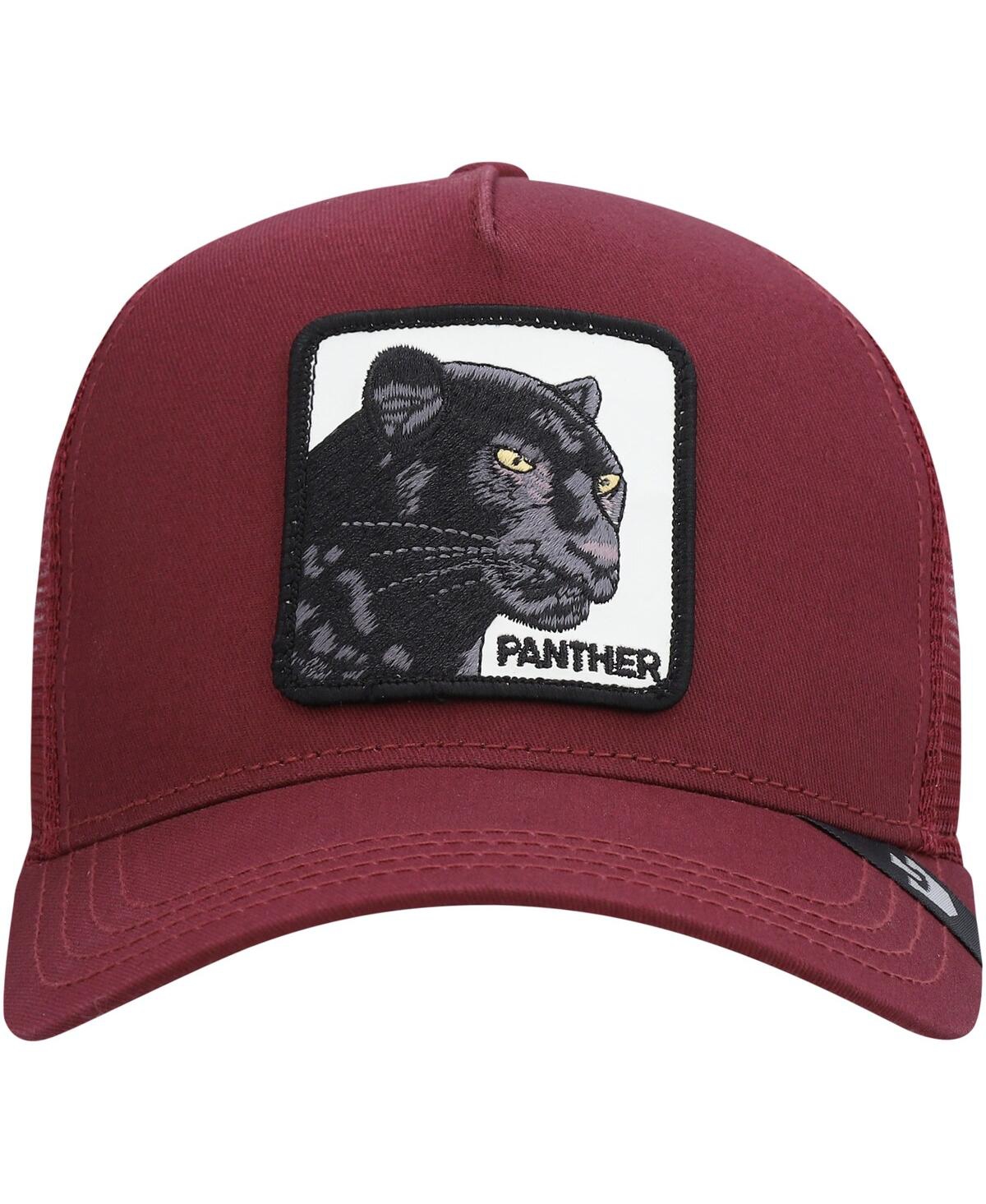 Shop Goorin Bros Men's . Maroon The Panther Trucker Adjustable Hat