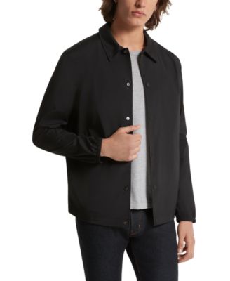 Men s Snap Front Nylon Shirt Jacket