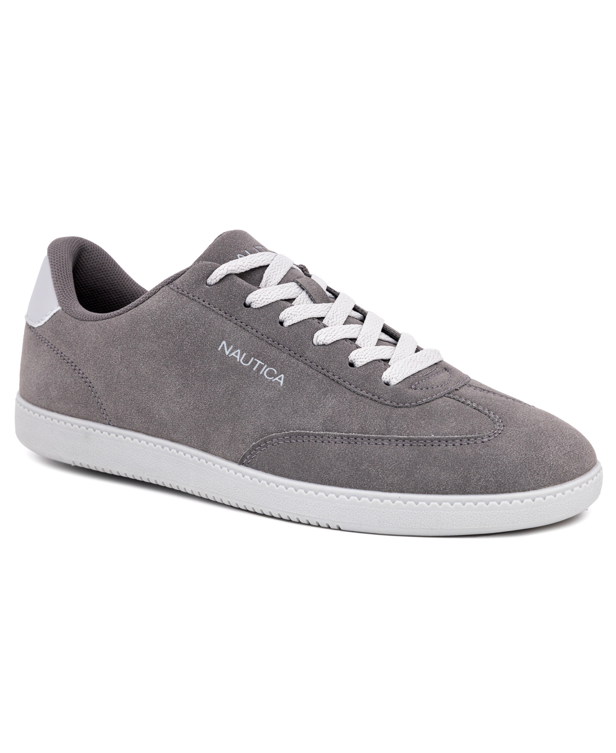 Nautica Men's Iod Lace Up Court Sneakers In Gray