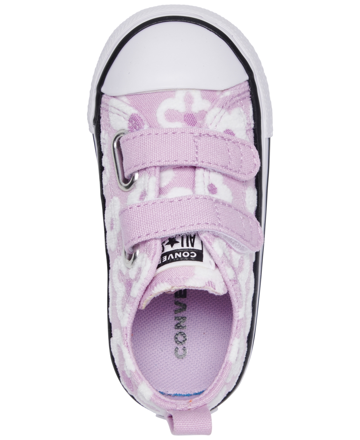 Shop Converse Toddler Girls Chuck Taylor All Star 2v Lo Floral Fastening Strap Casual Sneakers From Finish Line In Stardust Lilac