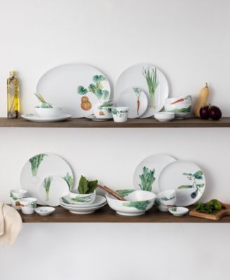 Kyoka Shunsai Set of 6 Assorted Appetizer Plates, 6"