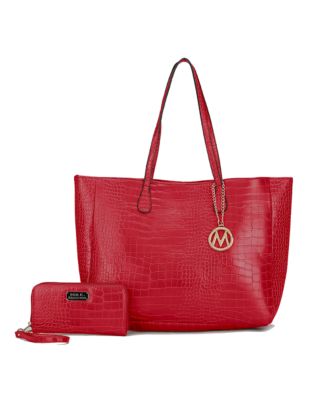 MKF Collection by Mia K. MKF Collection Sadie Oversized Tote & Wallet Set by Mia K main image 1