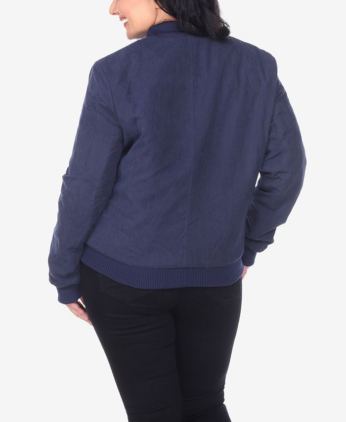 White Mark Plus Size Bomber Jacket Macy's