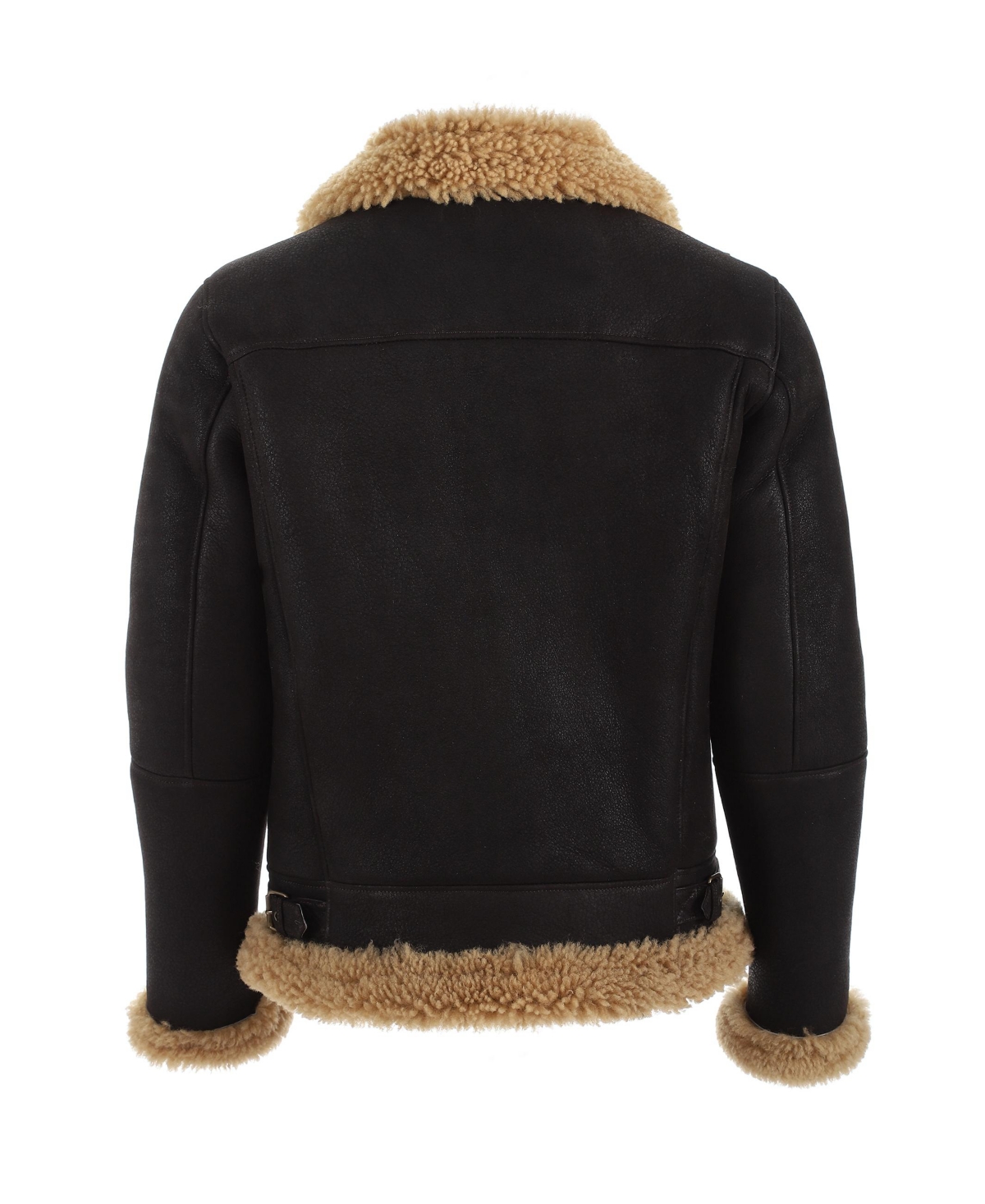 Furniq Uk Men's Shearling Raf B3 Aviator Jacket