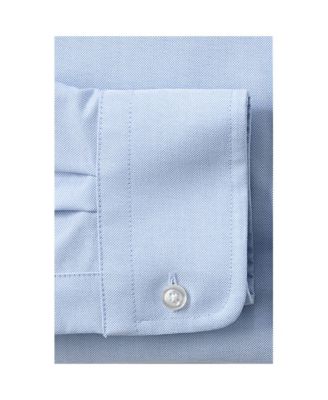Men's Long Sleeve Solid Oxford Dress Shirt
