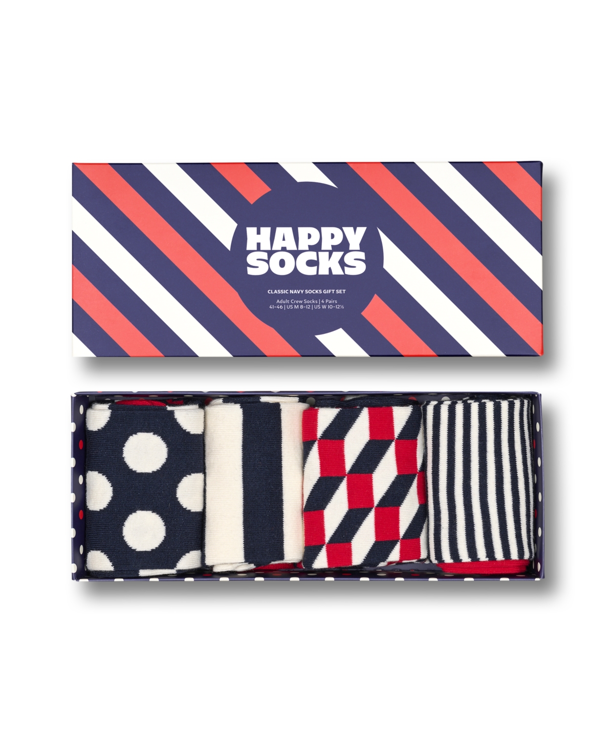Happy Socks Classic Socks Gift Set, Pack of 4