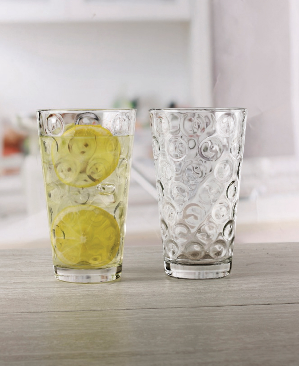 Circleware Double Circle Set Of 10 In Clear
