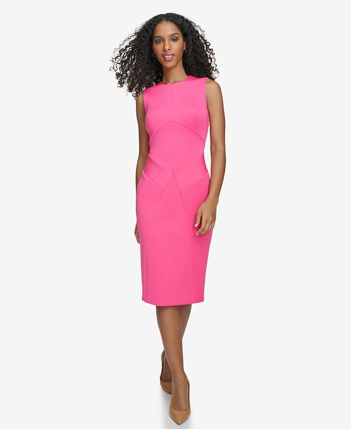 Robe Tailleur Sharagano Taille 2 Bleue - Neuve Avec étiquettes, Style Professionnel