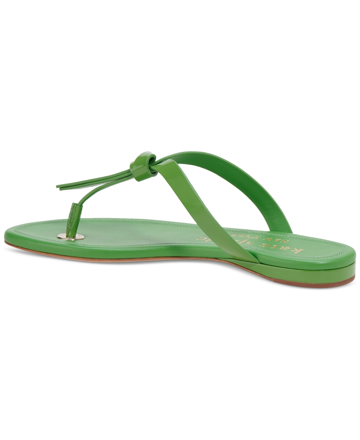 Shop Kate Spade Women's Knott Slide Thong Sandals In Ks Green
