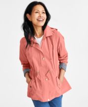 Womens Coats And Jackets Clearance Women Plus Size Winter Warm Loose Plush  Zip Hooded Jacket Coat Pink M JCO 