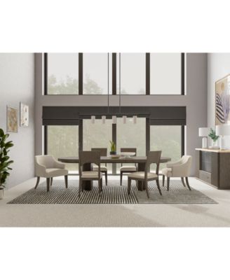 Furniture - Frandlyn 7pc Dining Set (Rectangular Table + 4 Side Chairs + 2 Host Chairs)