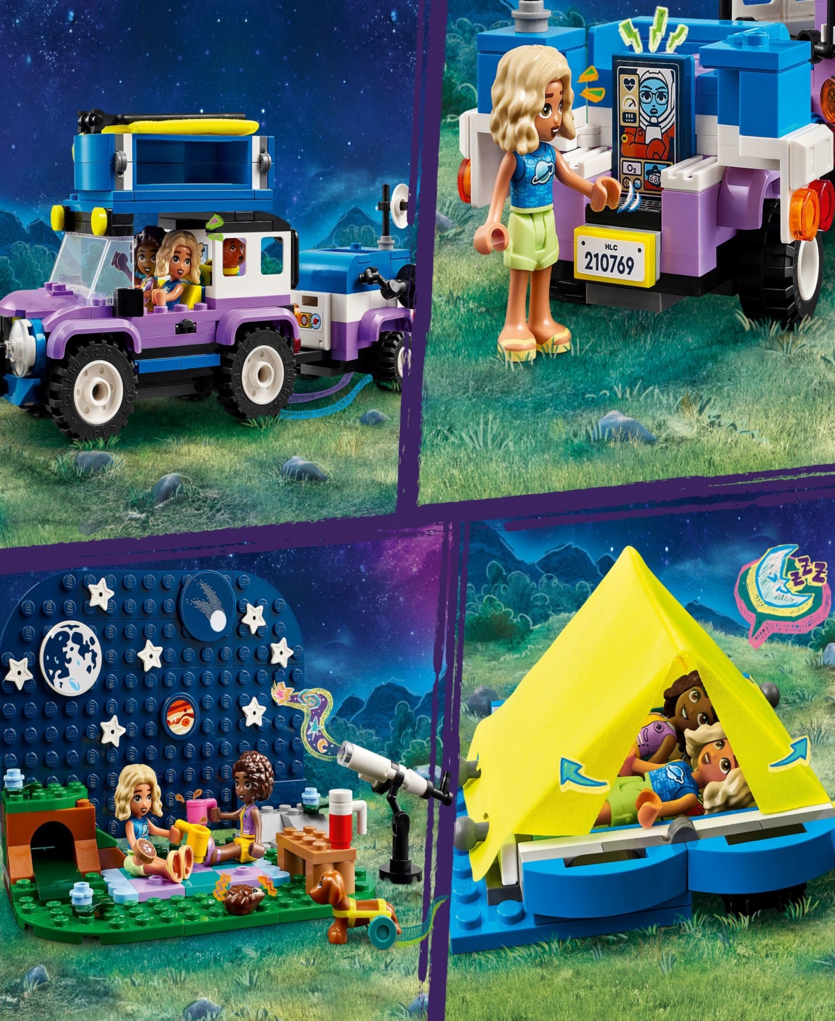 Lego Friends Stargazing Camping Vehicle 42603 Building Set, 364 Pieces In Multicolor