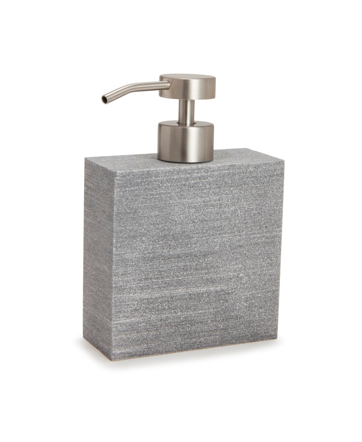 Cassadecor Dune Textured Resin Lotion/soap Pump In Gray