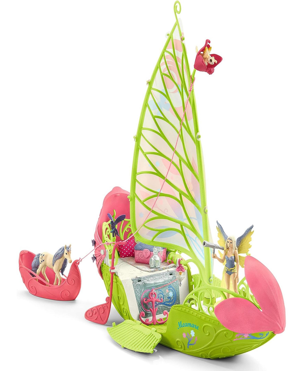 Schleich Kids' Bayala Sera's Magical Flower Boat Playset In Multi